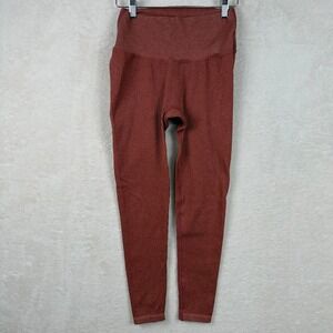 BALANCE Ribbed High Waist Seamless Leggings Activewear‎ Womens Size M Athleisure